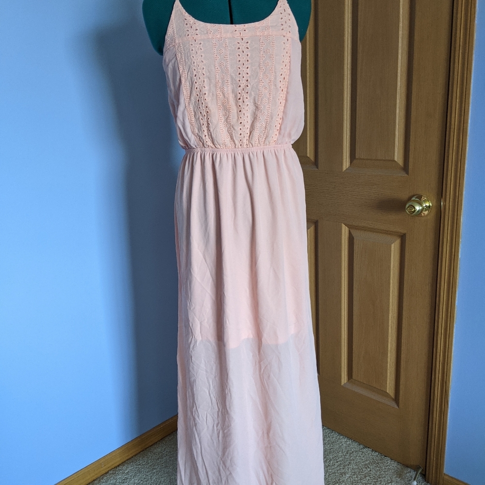 NWT Light pink maxi dress